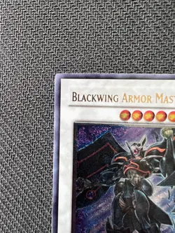 Yugioh Blackwing Armor Master 1st Edition Ultimate Rare CRMS-EN041 NM - Image 5