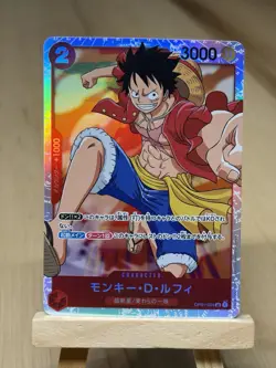 Monkey D. Luffy OP01-024 SR ROMANCE DAWN ONE PIECE Card Game Japan - Image 1
