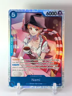 Nami (054) One Piece SR Foil A Fist of Divine Speed OP11-054 NM - Image 1
