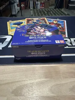ONE PIECE CARD GAME THE AZURE SEA'S SEVEN BOOSTER BOX OP14 ENGLISH UNSEALED - Image 2
