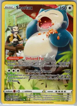 Snorlax TG10/TG30 SWSH11: Lost Origin Trainer Gallery - Pokemon Card - NM - Image 1