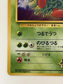 Erika's Tangela No. 114 Gym Heroes vintage Old Back Japanese Pokemon Card - Image 4
