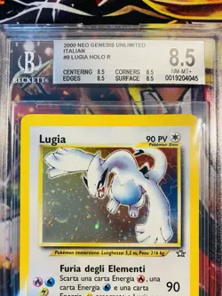 Lugia 9/111 Holo ITA 🇮🇹 Neo Genesis NM/Mint BGS 8,5 🧨 Pokemon Card📩 - Image 2