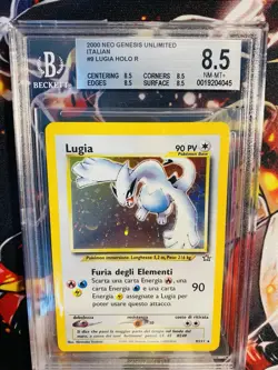 Lugia 9/111 Holo ITA 🇮🇹 Neo Genesis NM/Mint BGS 8,5 🧨 Pokemon Card📩 - Image 3