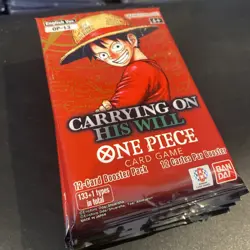 One Piece Card Game English OP13 Carrying On His Will Booster Pack NEW/SEALED - Image 1