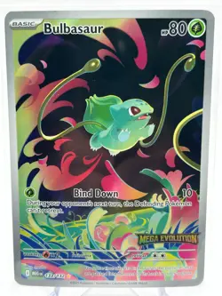 Bulbasaur - (Mega Evolution Stamped) 133/132 Miscellaneous Cards & Products Holo - Image 1