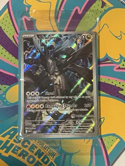 Sealed Pokemon Center N's Zekrom Ascended Heroes Promo Card 031 Black Star - Image 1
