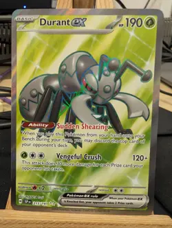 Durant EX 215/191 Holo Ultra Rare S&V Surging Sparks Pokemon Card - Image 1