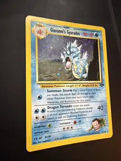 Pokemon TCG Giovanni's Gyarados Gym Challenge Holo Card 5/132 - Image 3