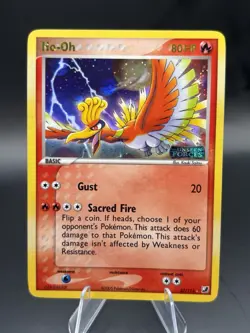 Ho-Oh Reverse Holo Card 27/115 Unseen Forces ERROR UPSIDE DOWN PB - Image 1