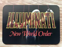 Illuminati New World Order Assassins INWO NWO SJ Games ULTRA RARE Militia Card - Image 2