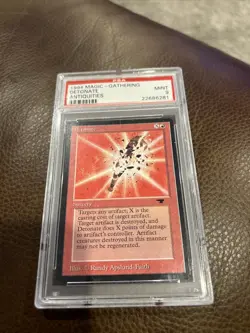 Magic the Gathering MTG Antiquities Detonate PSA Grade 9 MINT - Image 1