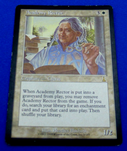 Academy Rector Urza’s Destiny MTG MP Moderately Played Commander EDH Premodern - Image 1