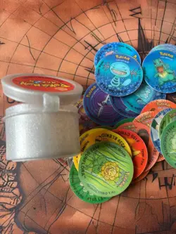 Pokemon Tazo Complete Set of 1-25 Walkers Lenticular Plus Holder (25 tazos) - Image 2