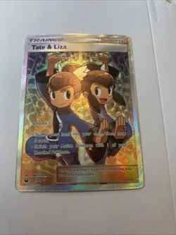 Pokemon TCG: Tate & Liza 166/168 Full Art Trainer Celestial Storm M/NM - Image 1