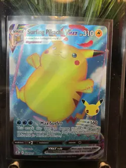 Surfing Pikachu VAMX 009/025 - 25th Celebrations - Pokemon TCG - NM - Image 1