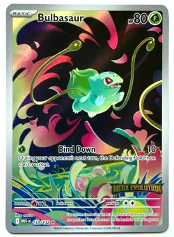 Bulbasaur 133/132 - Pokemon TCG - Mega Evolution Stamped Box Topper Promo - Image 1