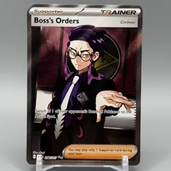 Boss’s Orders 256/217 Full Art Holo Ultra Rare Ascended Heroes Pokemon TCG ASC - Image 1