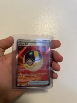 Pokemon TCG Ultra Ball Trainer Item ASCR Full Art Foil English 264/217 - Image 1