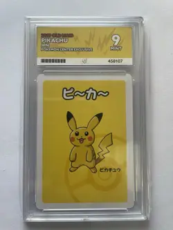 Pikachu 2019 Old Maid Japanese Babanuki Pokemon Centre Exclusive ACE 9 Mint - Image 1