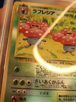 1999 Pocket Monsters Southern Island Promo Japanese Vileplume Holo PSA 9 MINT - Image 4