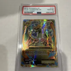 2016 Pokemon XY Evolutions M Charizard EX #101/108 PSA 10 - Image 1