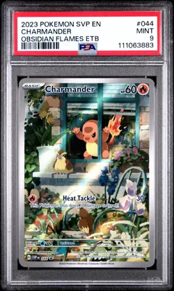 2023 POKEMON SVP EN-SV BLACK STAR PROMO #044 CHARMANDER OBSIDIAN FLAMES ETB - Image 1