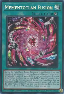 Yugioh! Mementotlan Fusion - MP25-EN073 - Prismatic Secret Rare - 1st Edition Ne - Image 1