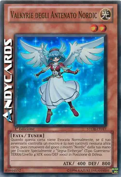 NM ☻ Valkyrie degli Antenato Nordic ☻ Super Rara ☻ STOR IT017 ☻ YUGIOH ANDYCARDS - Image 1