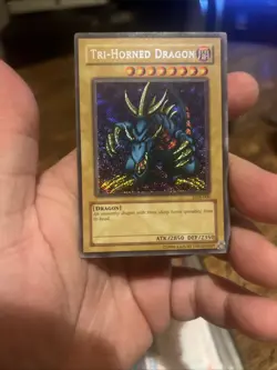 Tri-Horned Dragon LOB-000 The Legend of Blue Eyes White Dragon Unlimited - Image 1