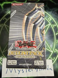 Yugioh Duelist Pack Zane Truesdale Unlimited Booster Box Factory Sealed - Image 4