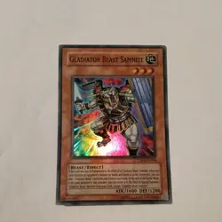 Gladiator Beast Samnite TU01-EN004 Super Rare Yu-Gi-Oh! LP - Image 1