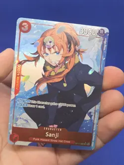 One Piece Royal Blood Sanji OP10-005 Parallel Alternate Alt Art Super Rare NM - Image 2