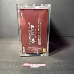 ONE PIECE PARAMOUNT WAR OP-02 ENGLISH BOOSTER BOX FACTORY SEALED + ACRYLIC CASE - Image 2