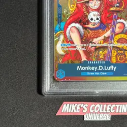 2024 ONE PIECE PROMOS CONVENTION EXCLUSIVE-FOIL #043 MONKEY D. LUFFY PSA 10 - Image 3