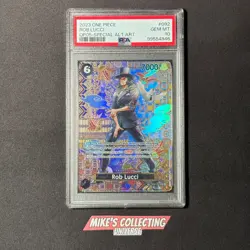 2023 One Piece Rob Lucci OP05-092 Special Alternate Art Foil English PSA 10 - Image 1