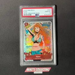 2024 One Piece Nami ST01-007 Wings of the Captain Treasure Rare English PSA 10 - Image 1