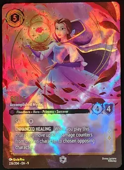 Disney Lorcana - Belle - Accomplished Mystic - Enchanted - Fabled 226/204 - Image 1