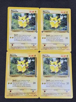 Rare Pikachu Pokemon Card Original 1995 Great Condition 50 hp 60/64 RED CHEEKS! - Image 4