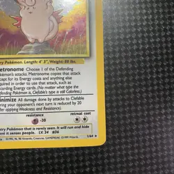 Pokemon Clefable 1/64 ERROR NO SYMBOL Holo Rare Card LP Condition - Image 4