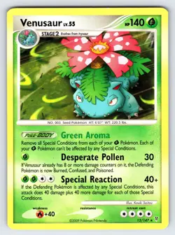 Venusaur 13/147 2009 Supreme Victors Set Pokemon Card TCG Non Holo Rare - Lp/Vlp - Image 1