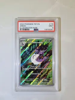 Arbok IR 176/162 Temporal Forces Mint PSA 9 Graded Pokemon Card Holo Rare - Image 1