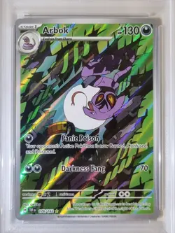 Arbok IR 176/162 Temporal Forces Mint PSA 9 Graded Pokemon Card Holo Rare - Image 2