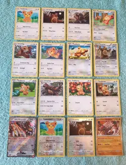 TEDDIURSA, URSARING, & URSALUNA BUNDLE OF POKEMON CARDS - Image 1