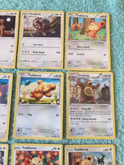 TEDDIURSA, URSARING, & URSALUNA BUNDLE OF POKEMON CARDS - Image 3
