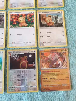 TEDDIURSA, URSARING, & URSALUNA BUNDLE OF POKEMON CARDS - Image 5