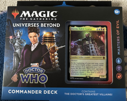 MTG Universes Beyond Doctor Who Masters of Evil Commander Deck Sealed New Dr Who - Image 2
