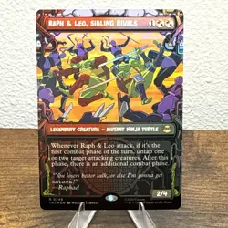 Raph & Leo, Sibling Rivals (Showcase) Teenage Mutant Ninja Turtles Foil - Image 1