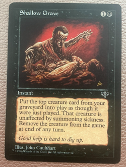 Shallow grave MTG Magic the gathering - Image 1