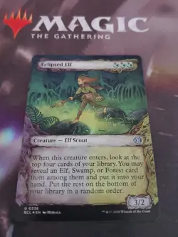 Mtg. Eclipsed Elf. Foil Showcase. Lorwyn Eclipsed. Pack Fresh - Image 1
